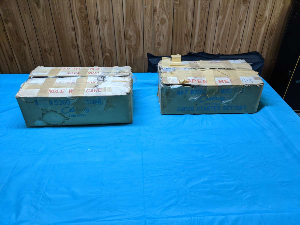 Fine China Two Boxes Of 24 Pce Set