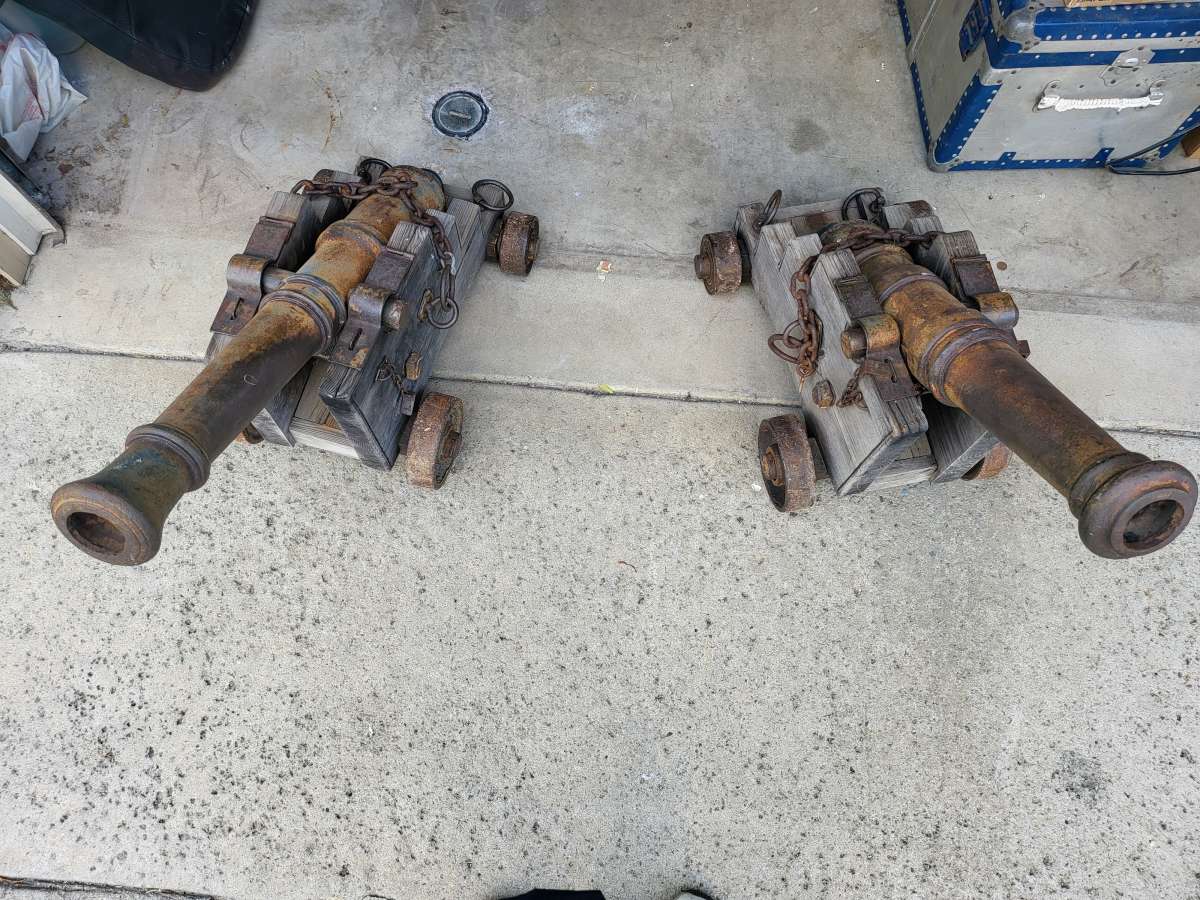 Spanish Decorative Cannons