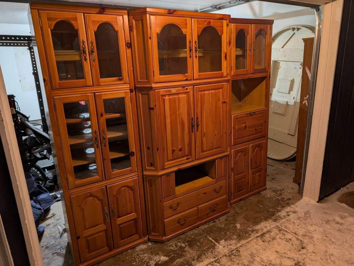 3 piece entertainment center