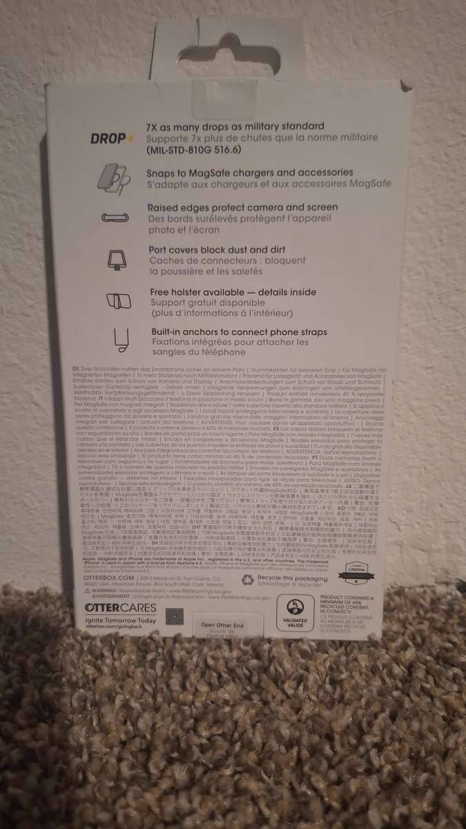 OtterBox Defender Series Pro XT Clear Case For iPhone 16