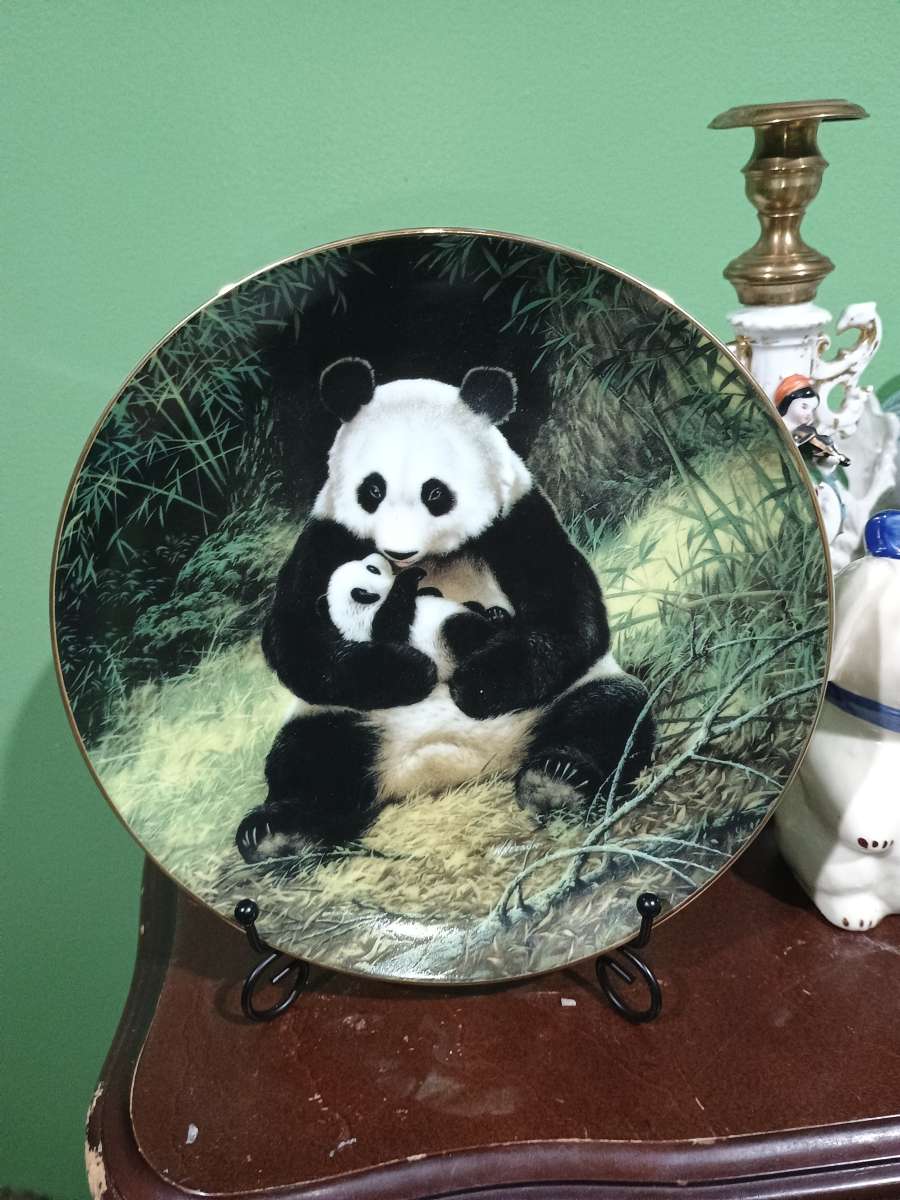The panda in Collectors Plate