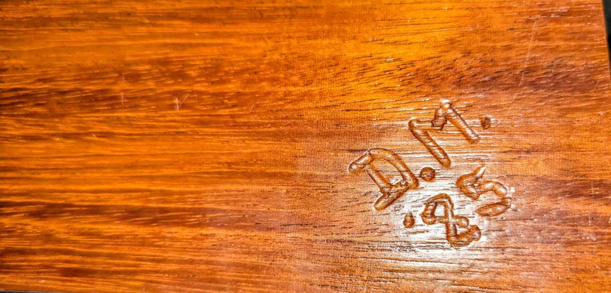 Vintage wooden jewelry box