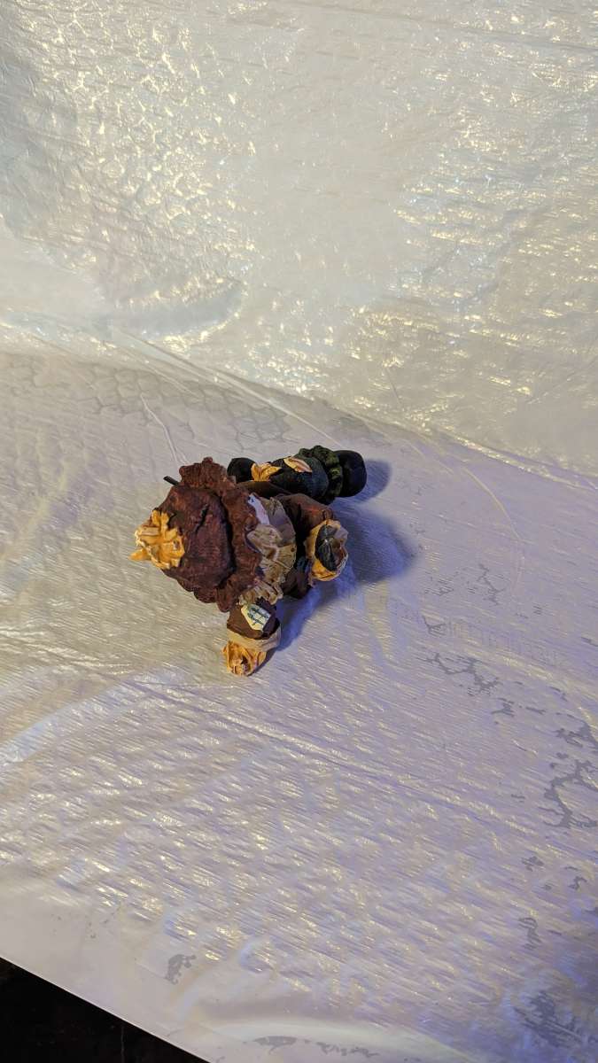 Resin Gardening Scarecrow Girl Figure