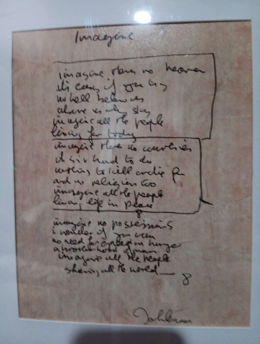 Lyrics to Imagine by john lennon
