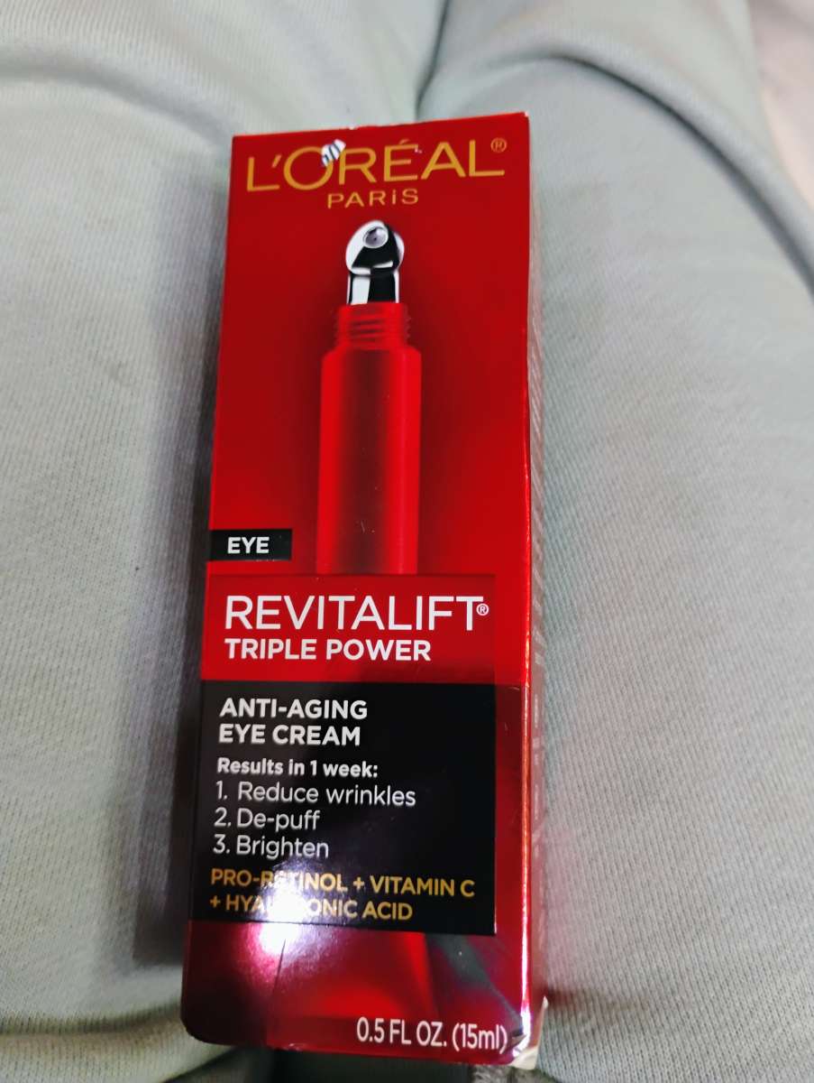 Olay and LOreal eye cream