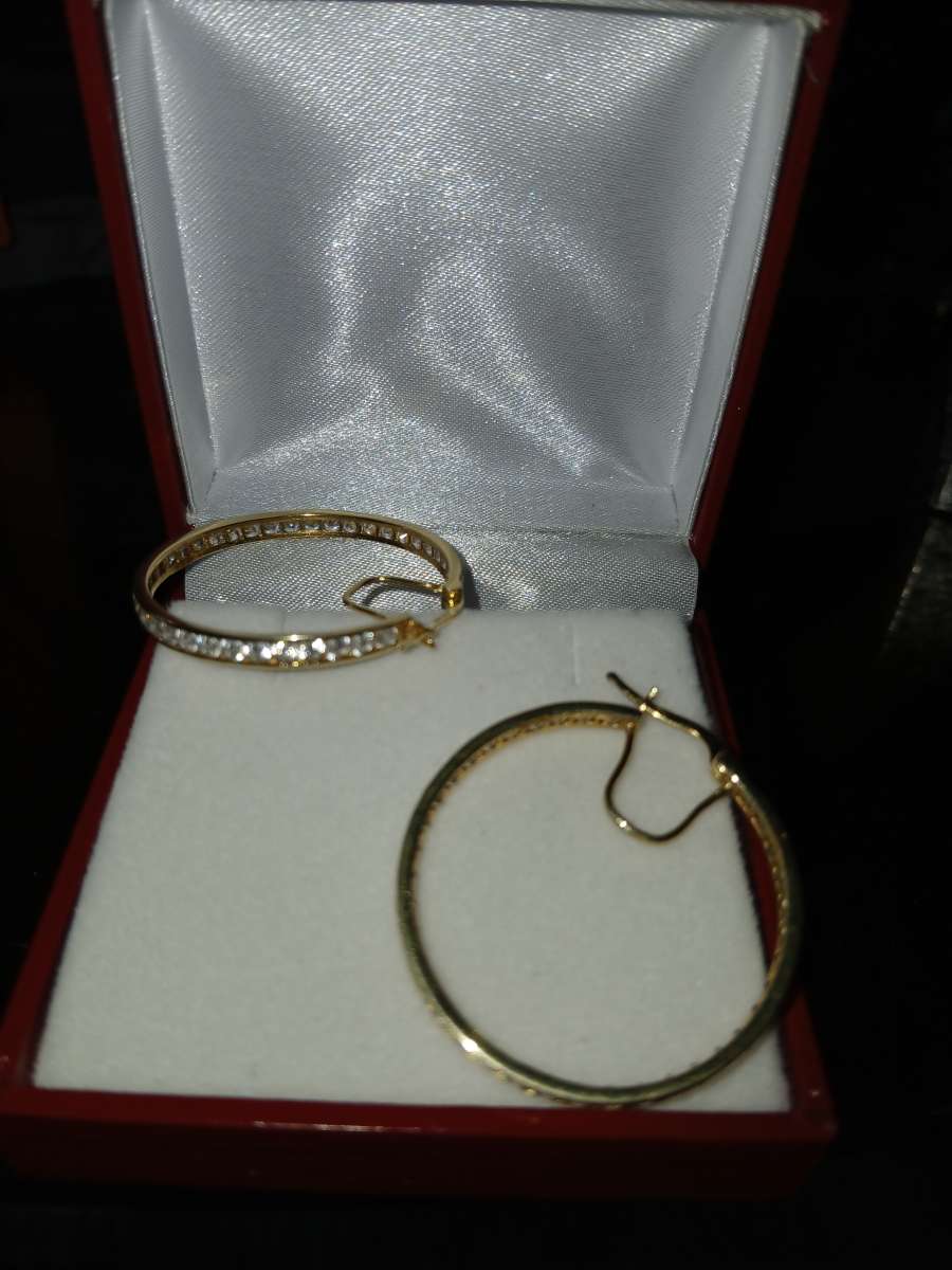 arracadas de oro 14k