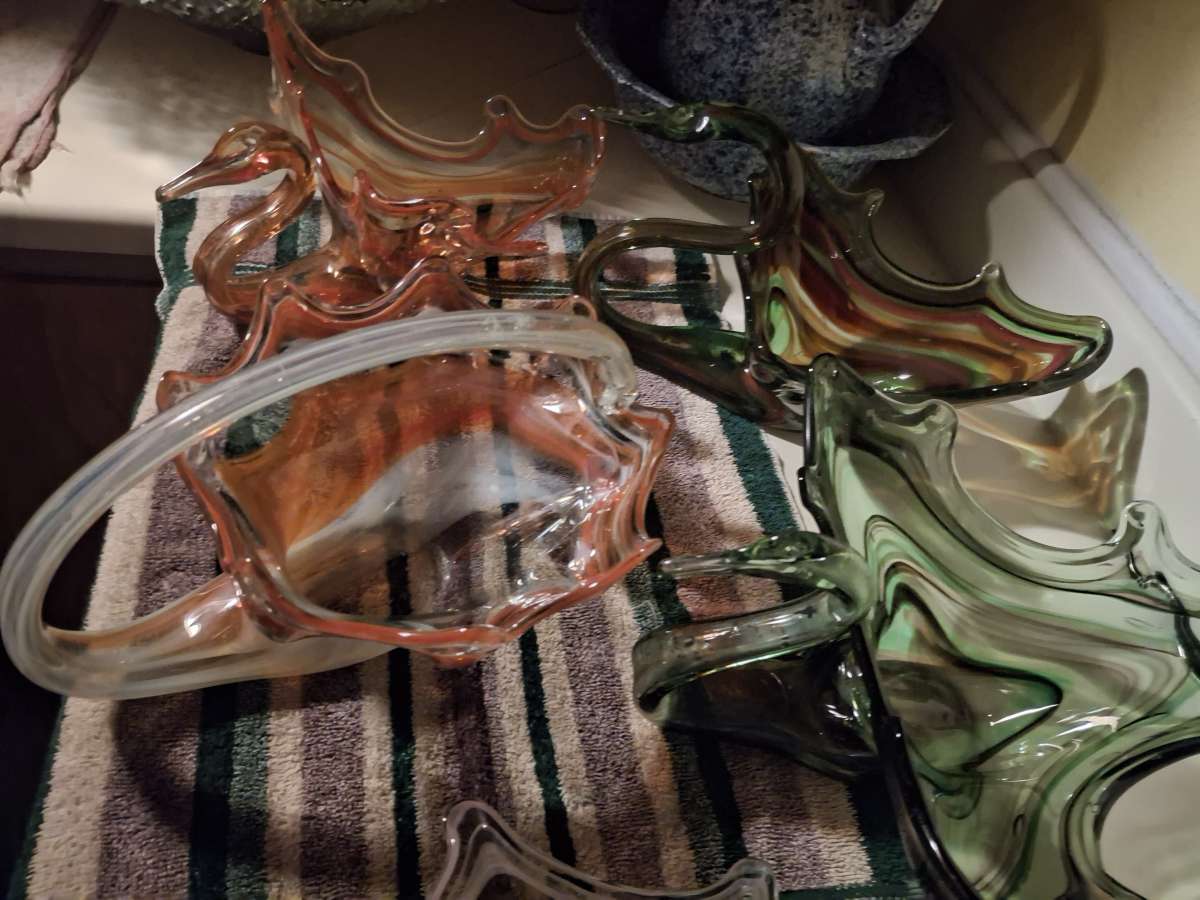 hand crafted glass art