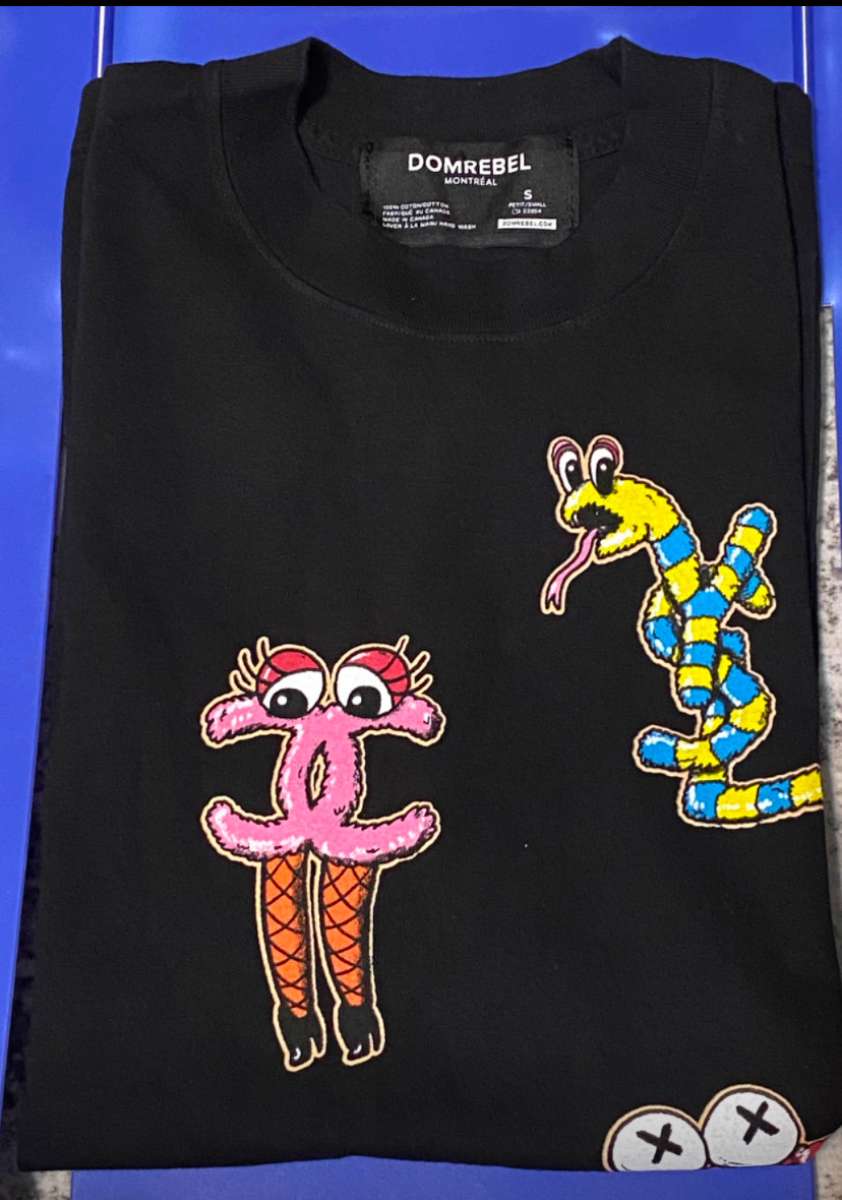 Domrebel Montreal Luxury Box T Tshirt In Black Size Small