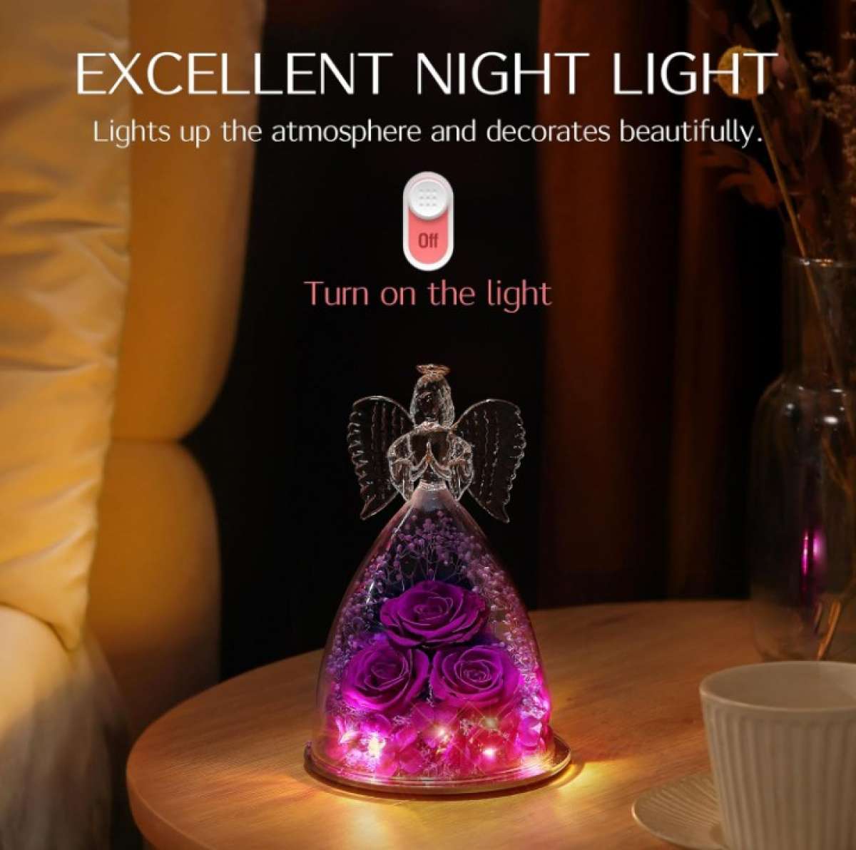 Angels Roses Perfect Gift for Womens