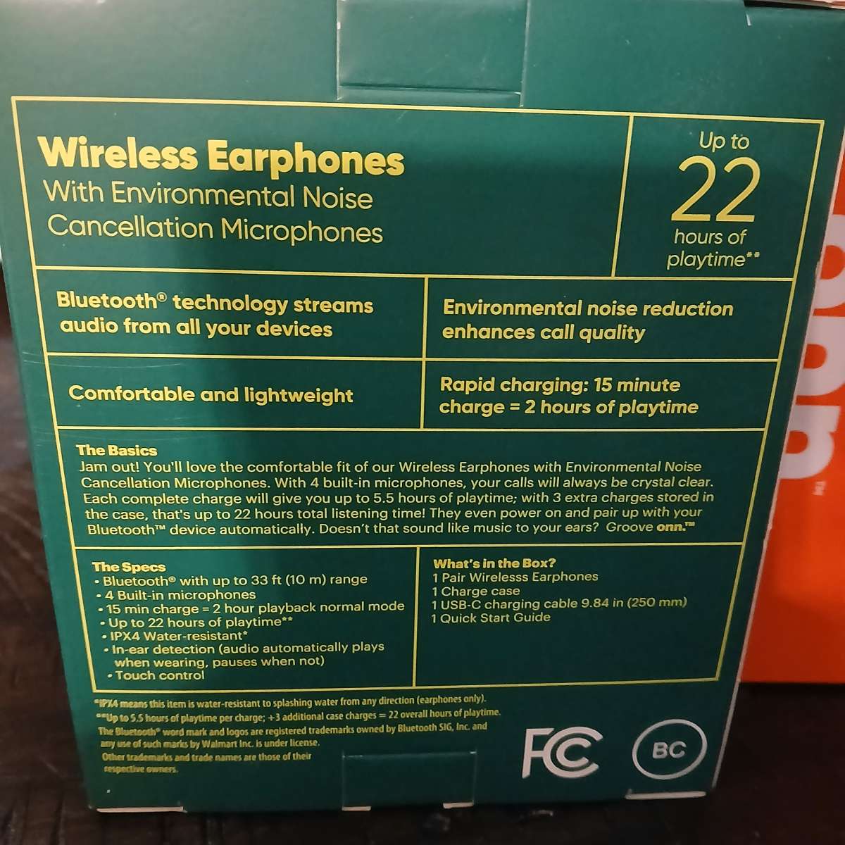 Onn Wireless earphones