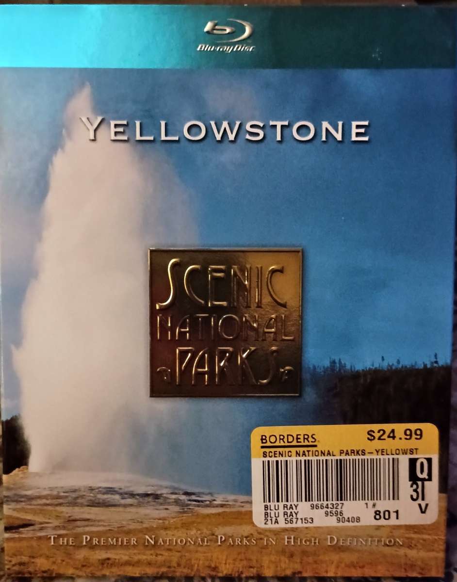 Yellowstone and Yosemite  bluray
