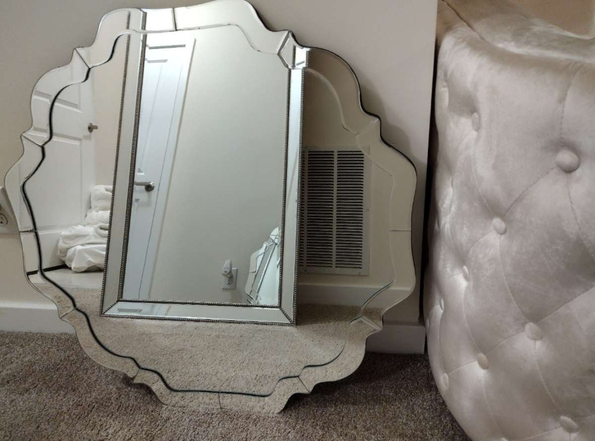 unique shape mirror