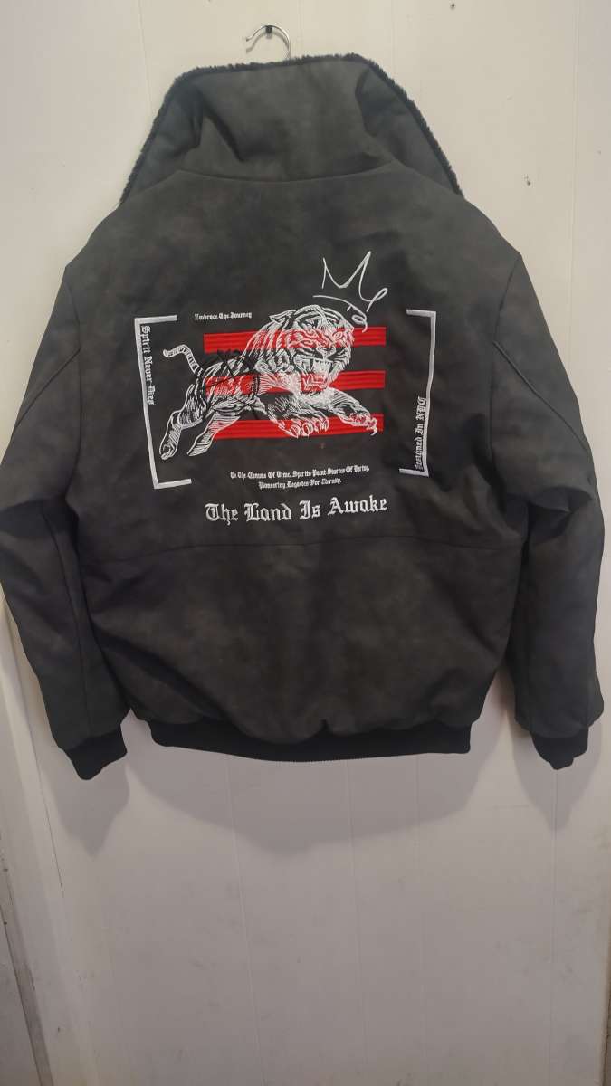 leather jacket Large size