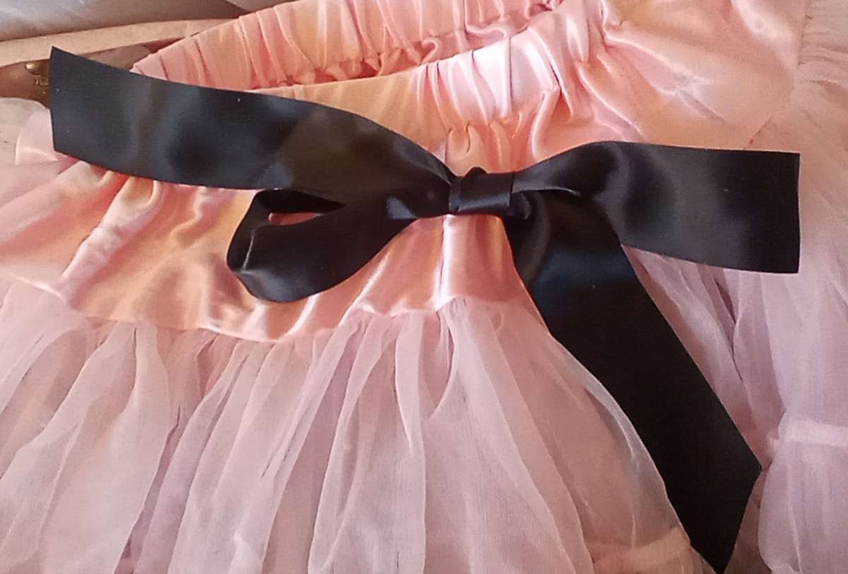 4 to 5yrs Lt Pink TuTu Pettiskirt NWT Button Cinchers