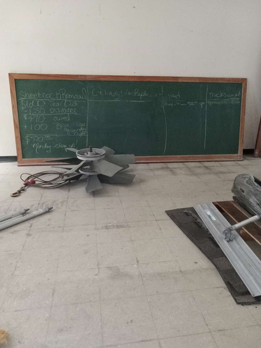 12 ft chalkboard