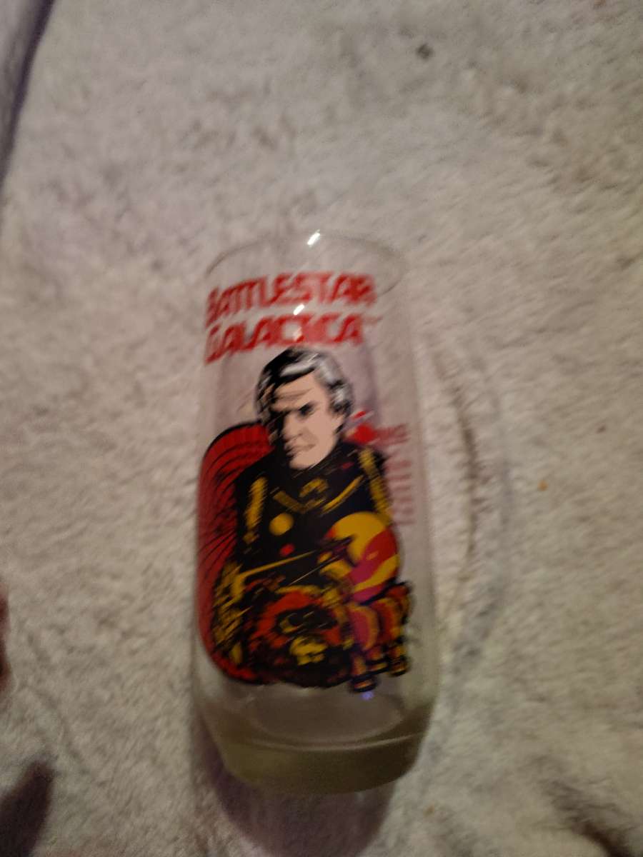 battlestars Galactica glass