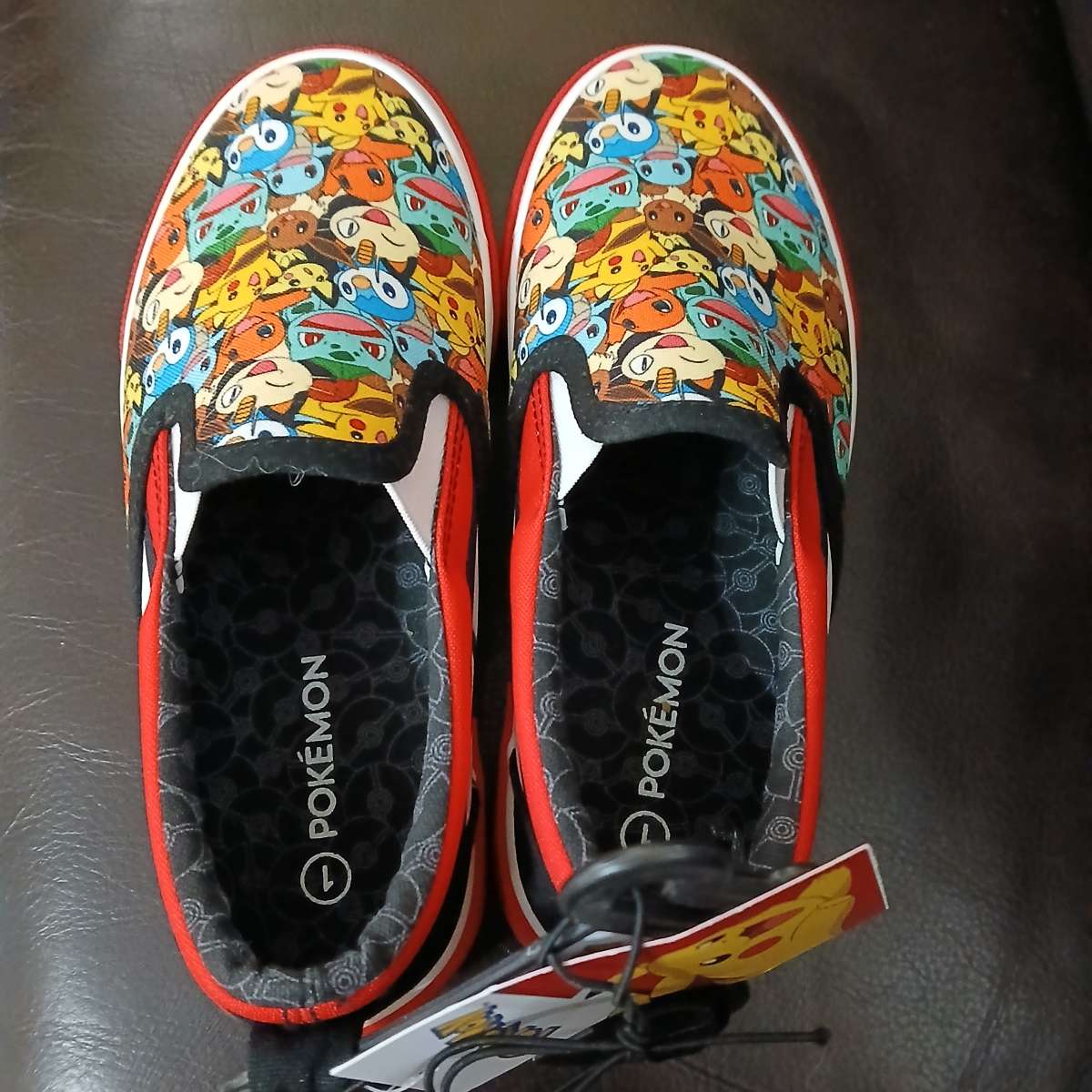 Pokemon slip on shoes youth size 1