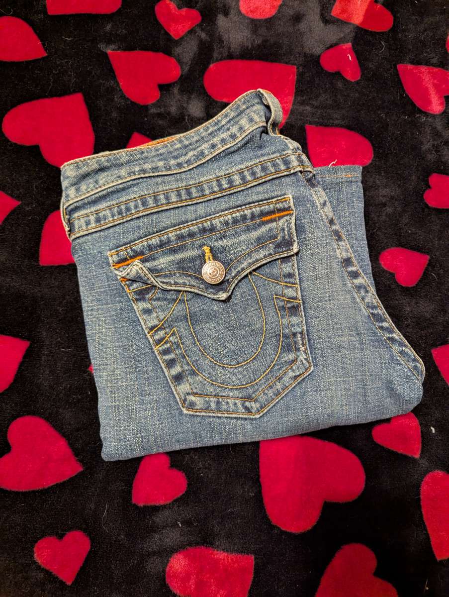 True Religion blue jeans