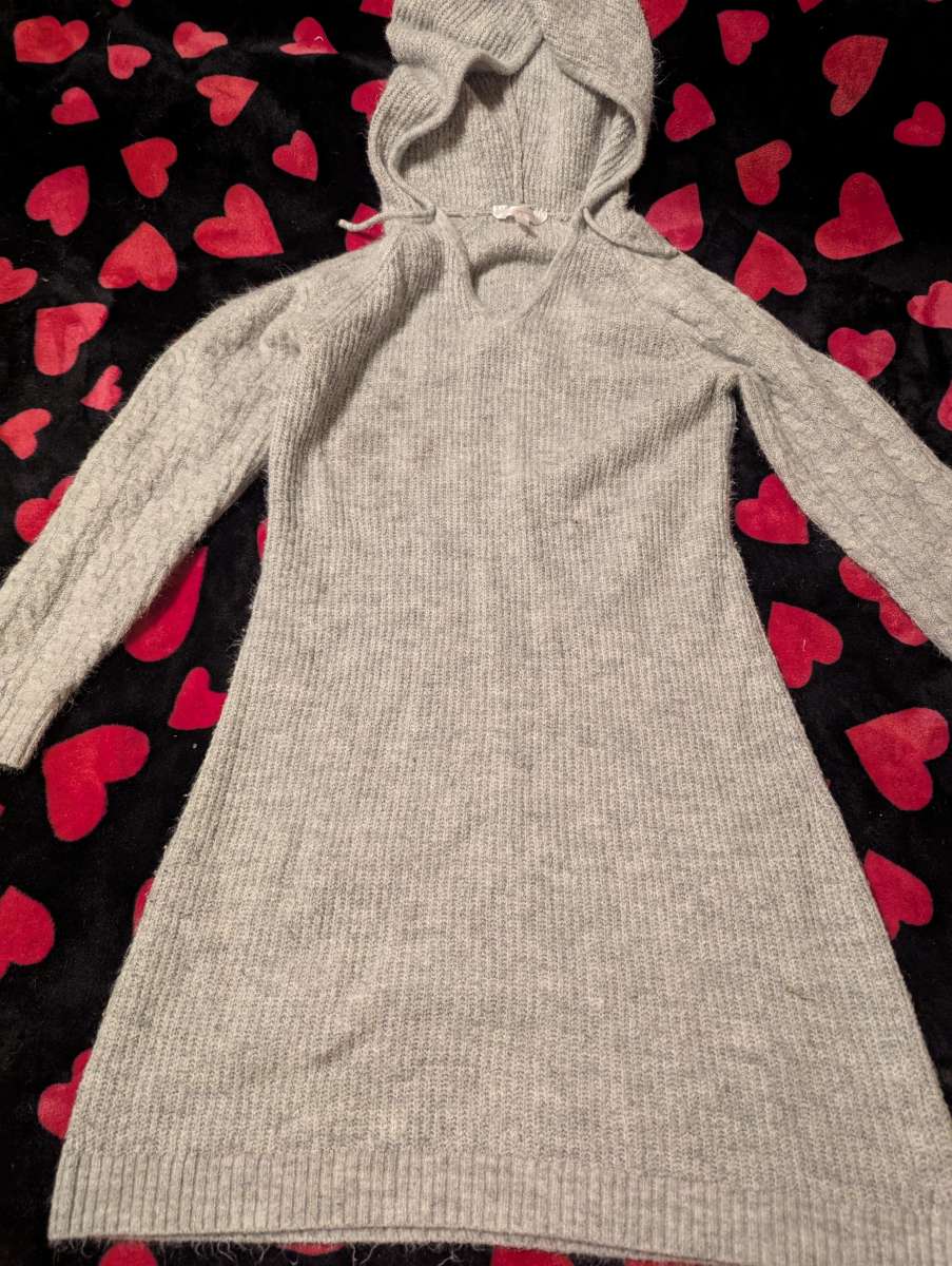 Grey Hoodie Dress