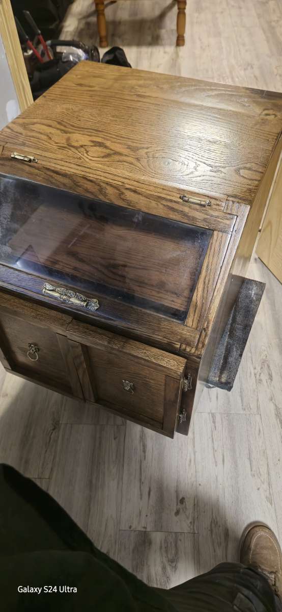 1871 antique bread box refurbished