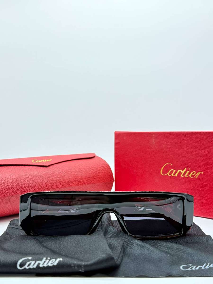 Red Cartier Cheetah Sunglasses