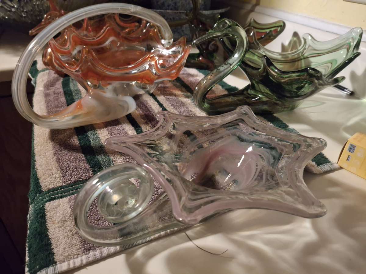 hand crafted glass art