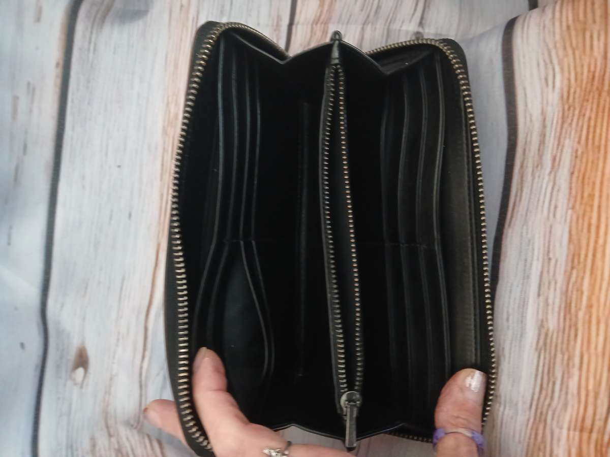 Coach Zip Around Accordion style wallet