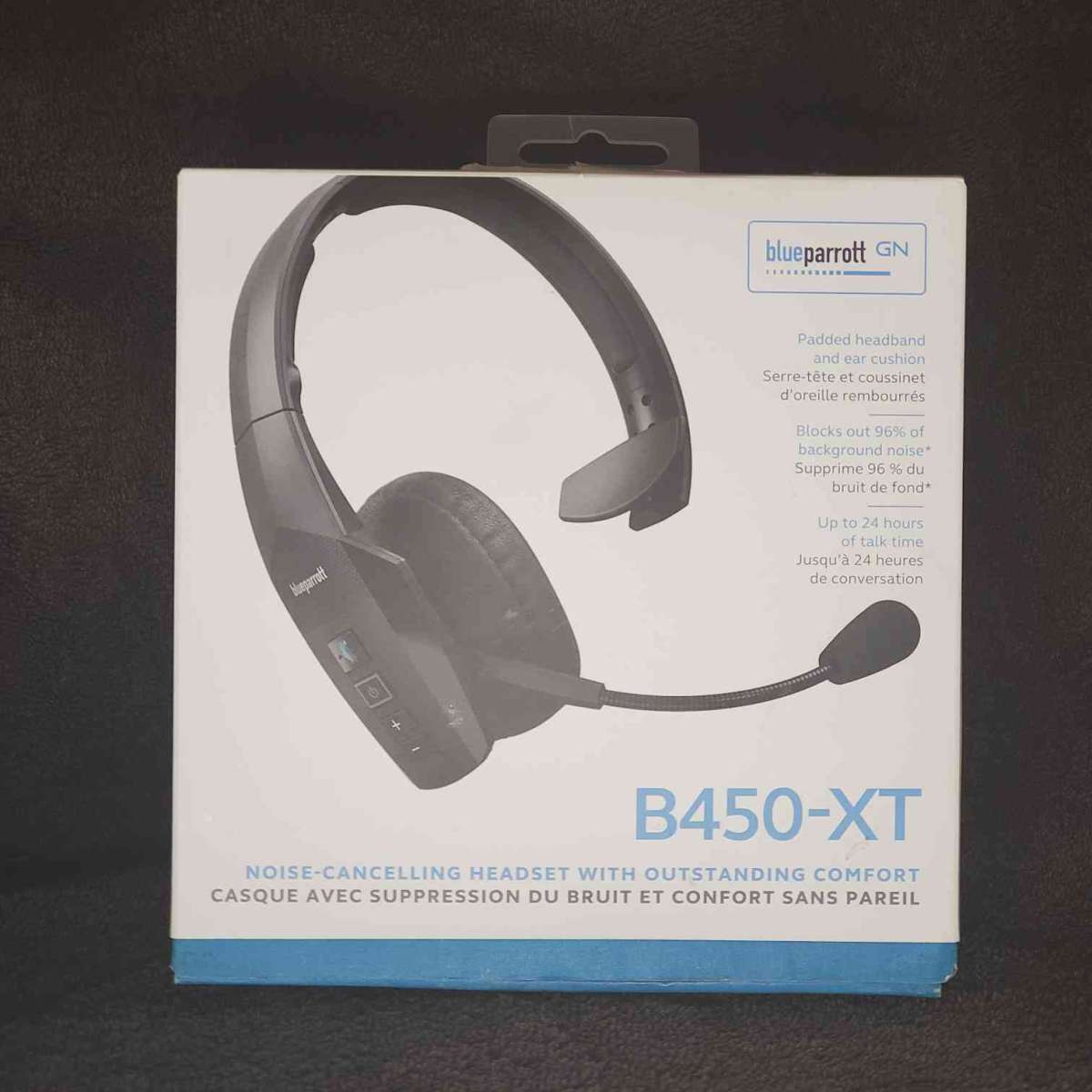 Blue Parrott Headset  Model B450XT  Brand New Open Box
