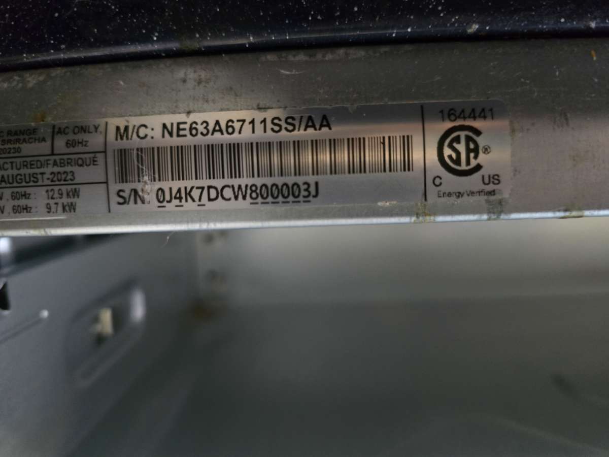 Samsung 30in Glass Top 5 Burners 63cu ft Stove Oven