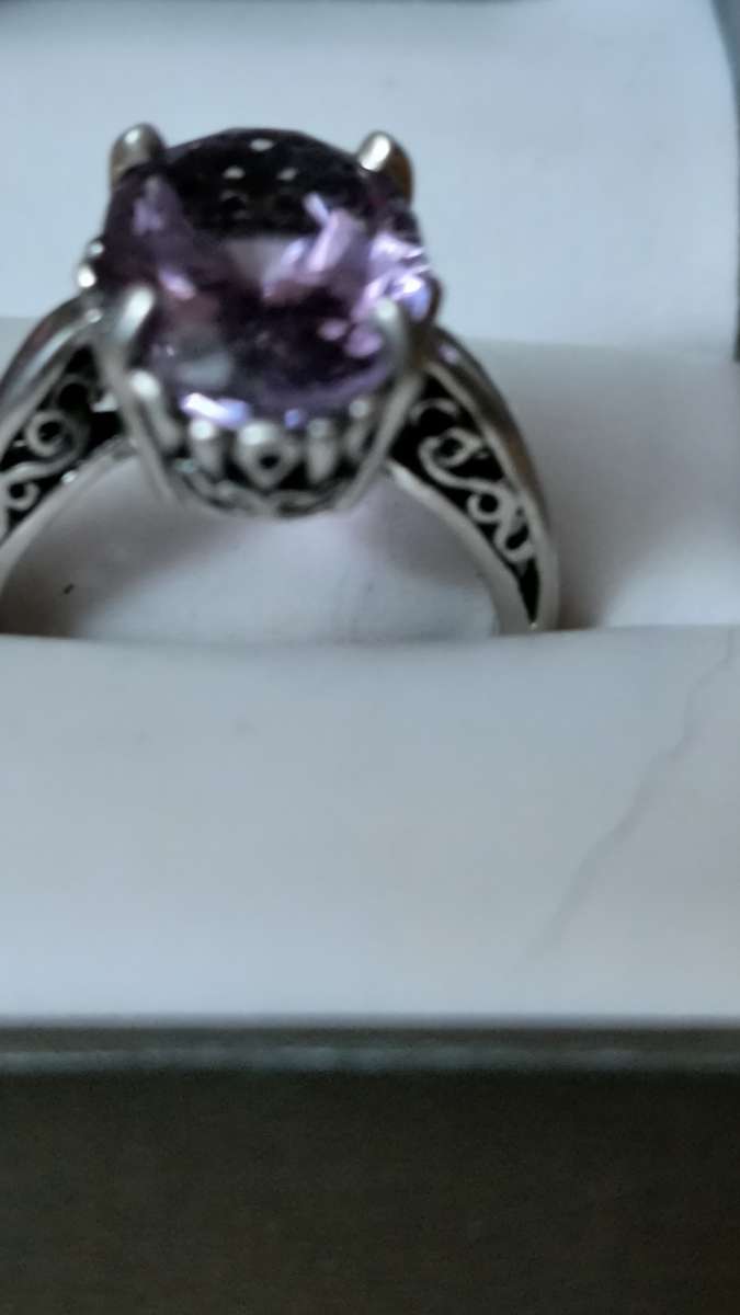 Kabana Sterling Amethyst Ring