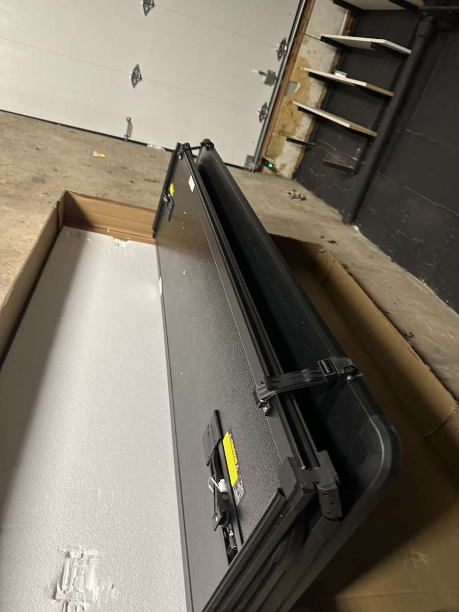 Truck Bed Hard Quad Folding 58 Tonneau Cover