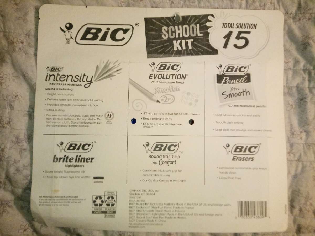 bic school kit