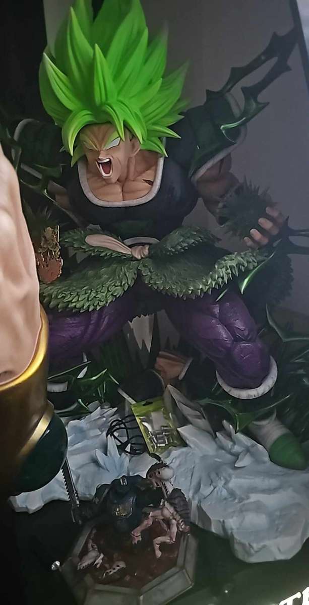 dragon ball z broly statues