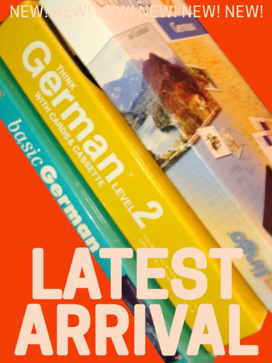 Berlitz Basic German Vintage Textbook Think German Lev 2 Car