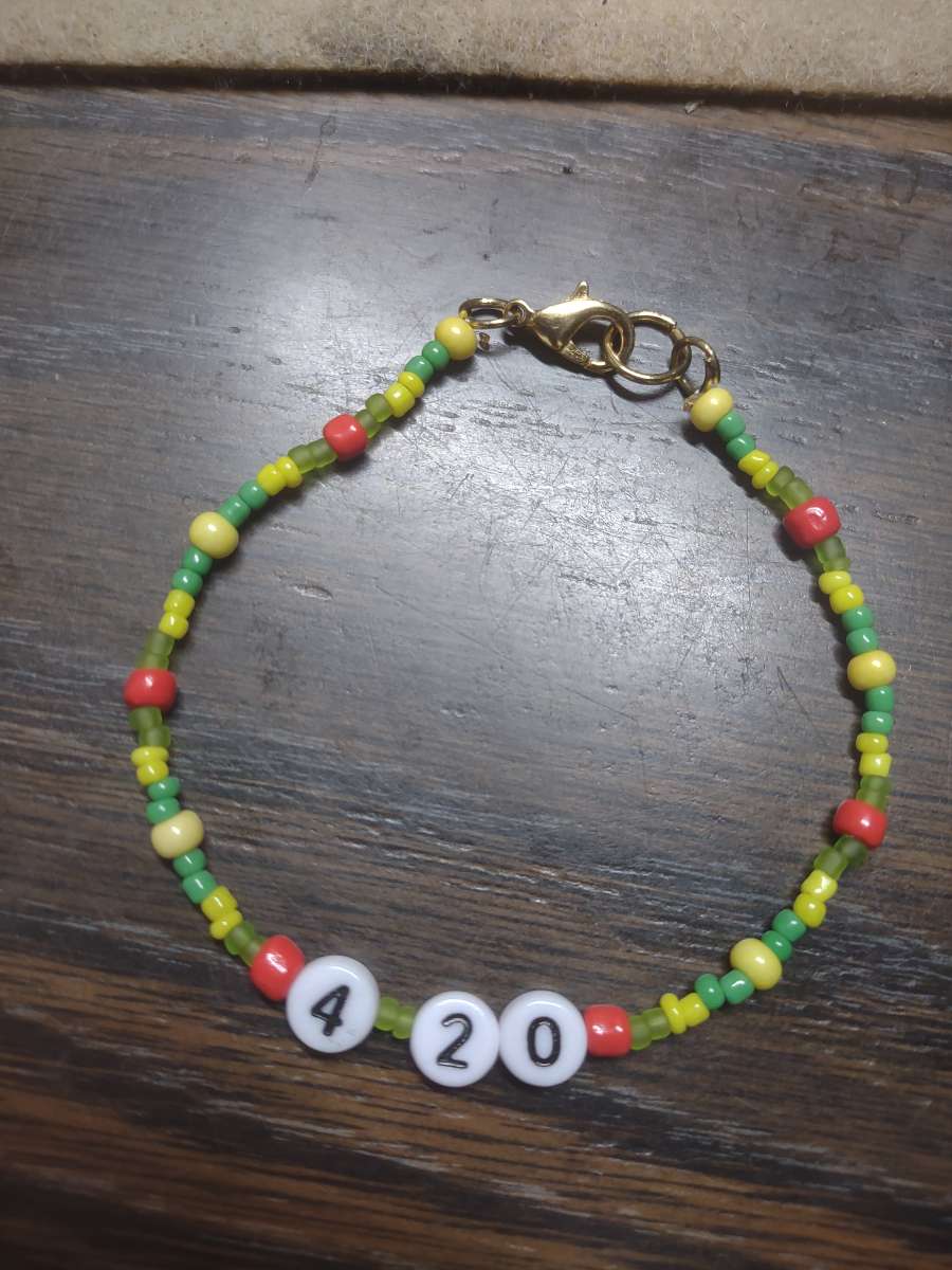 handmade 420 bracelet