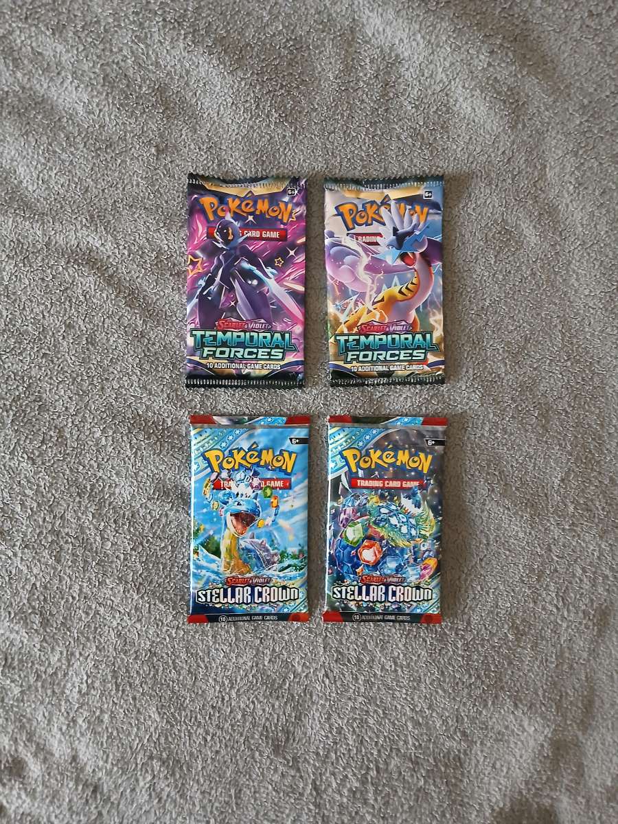 9 Pokemon Trading Cards Booster Packs 10 Cards