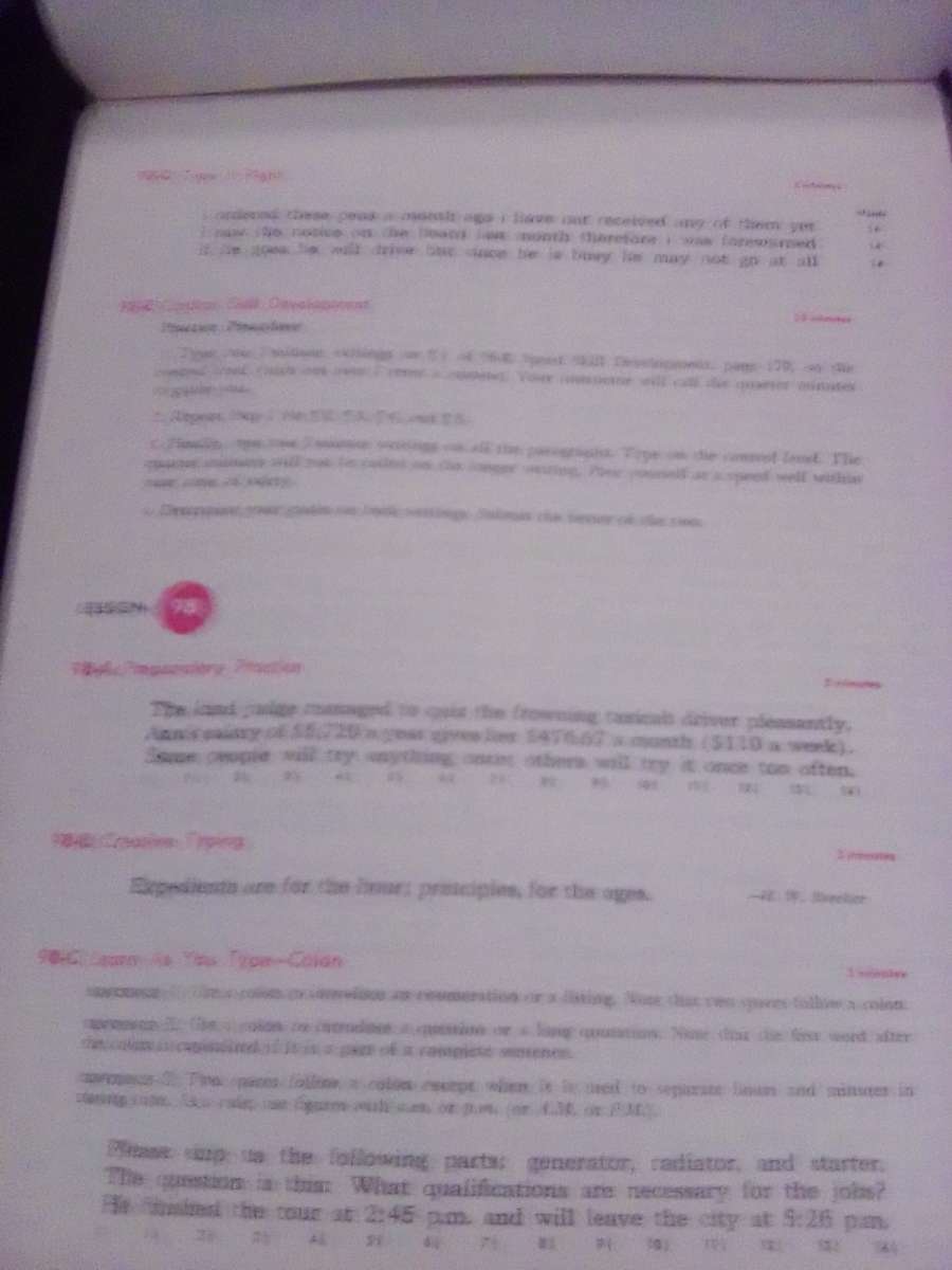 Complete Course Sixth Edition College Typewriting