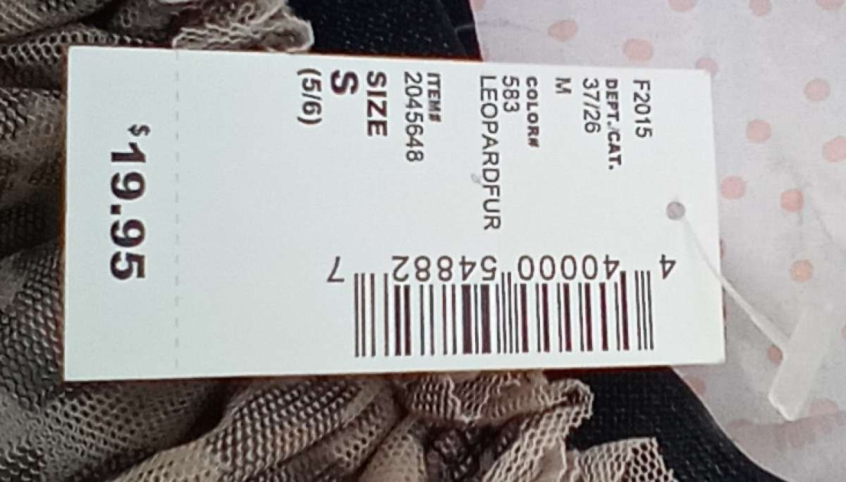 Girls Old Navy Leopard Print NWT