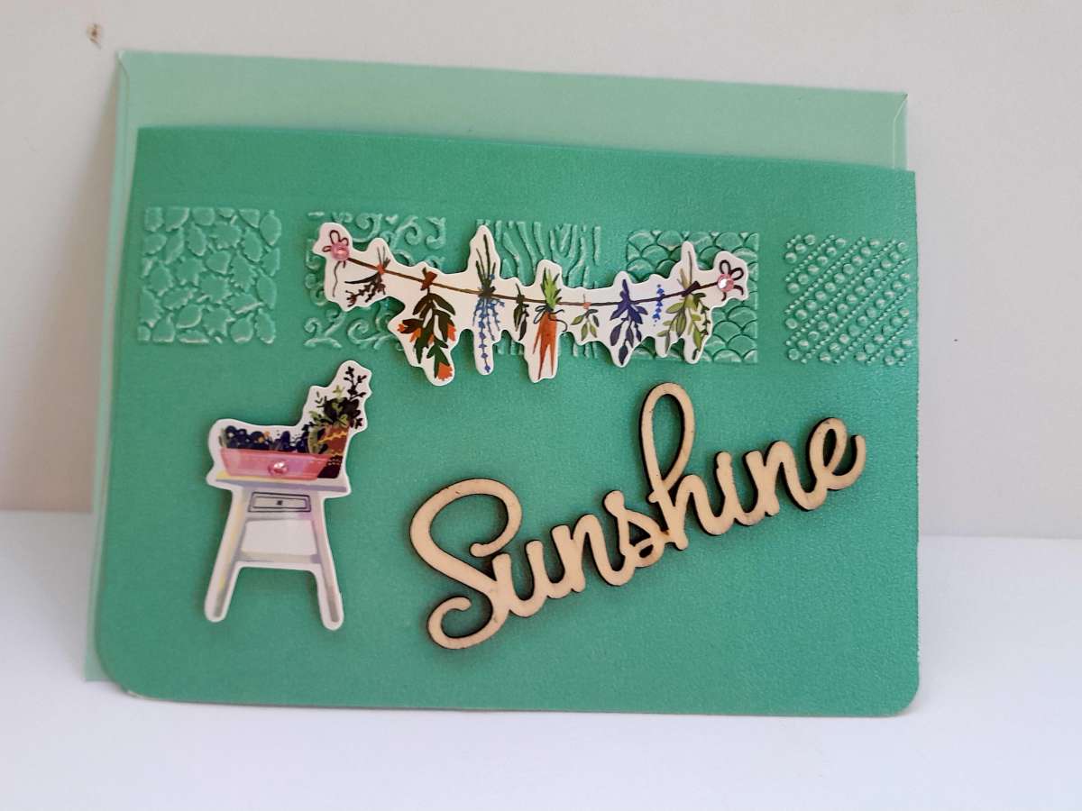 Homemade greeting cards for spring