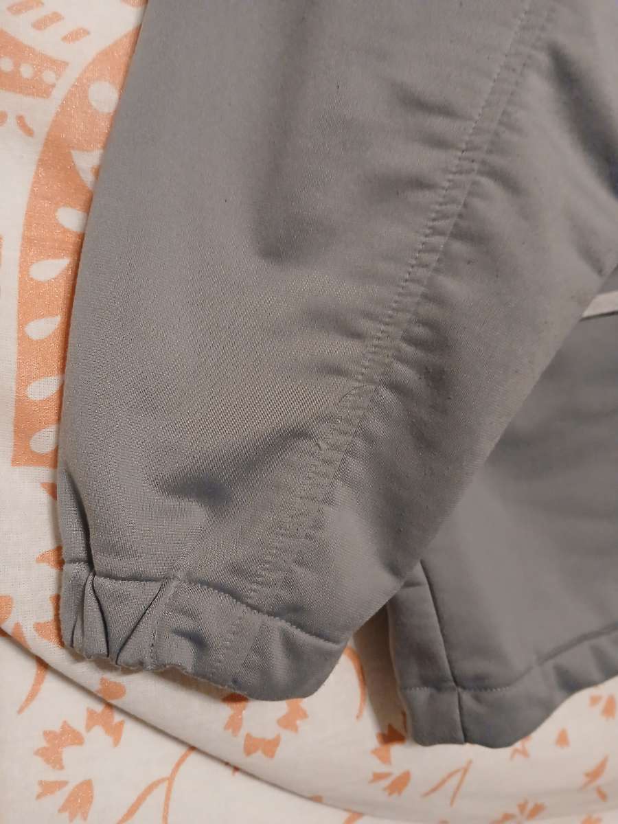 Starter Full Zip Track Warm Up Jacket Gray Mens Large