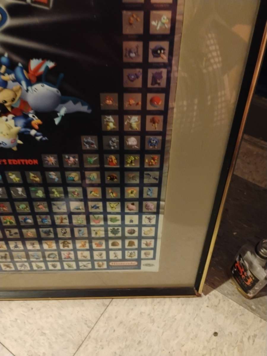 This is an original NMMT Pokmon Stadium 2 Foil Poster