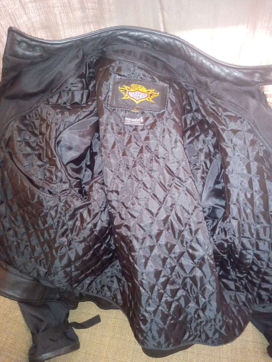 Mens motor cycle jacket