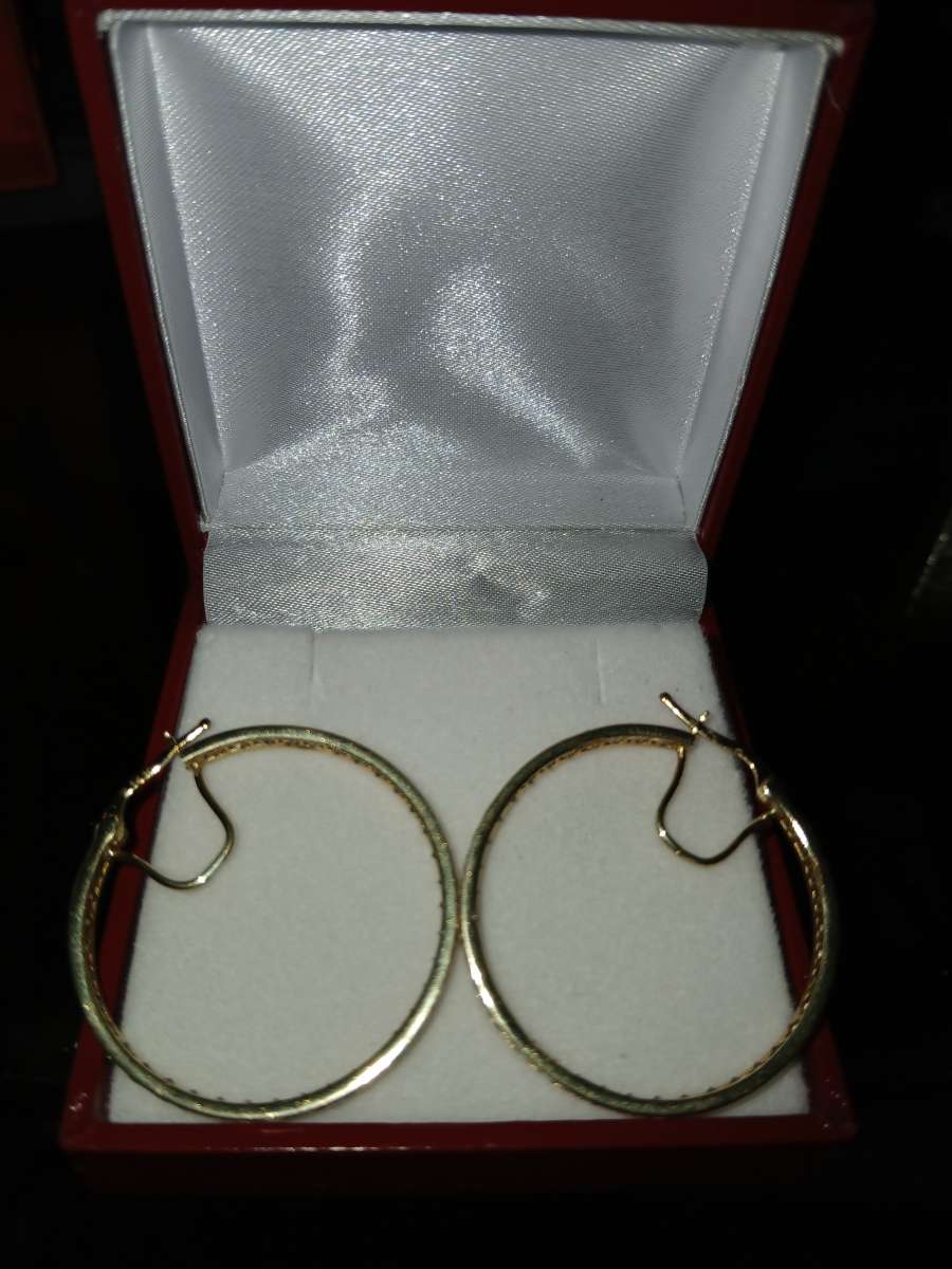 arracadas de oro 14k