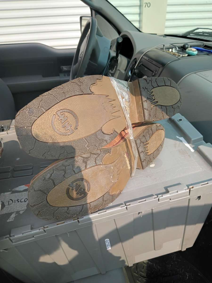 double H square steel toe work boots