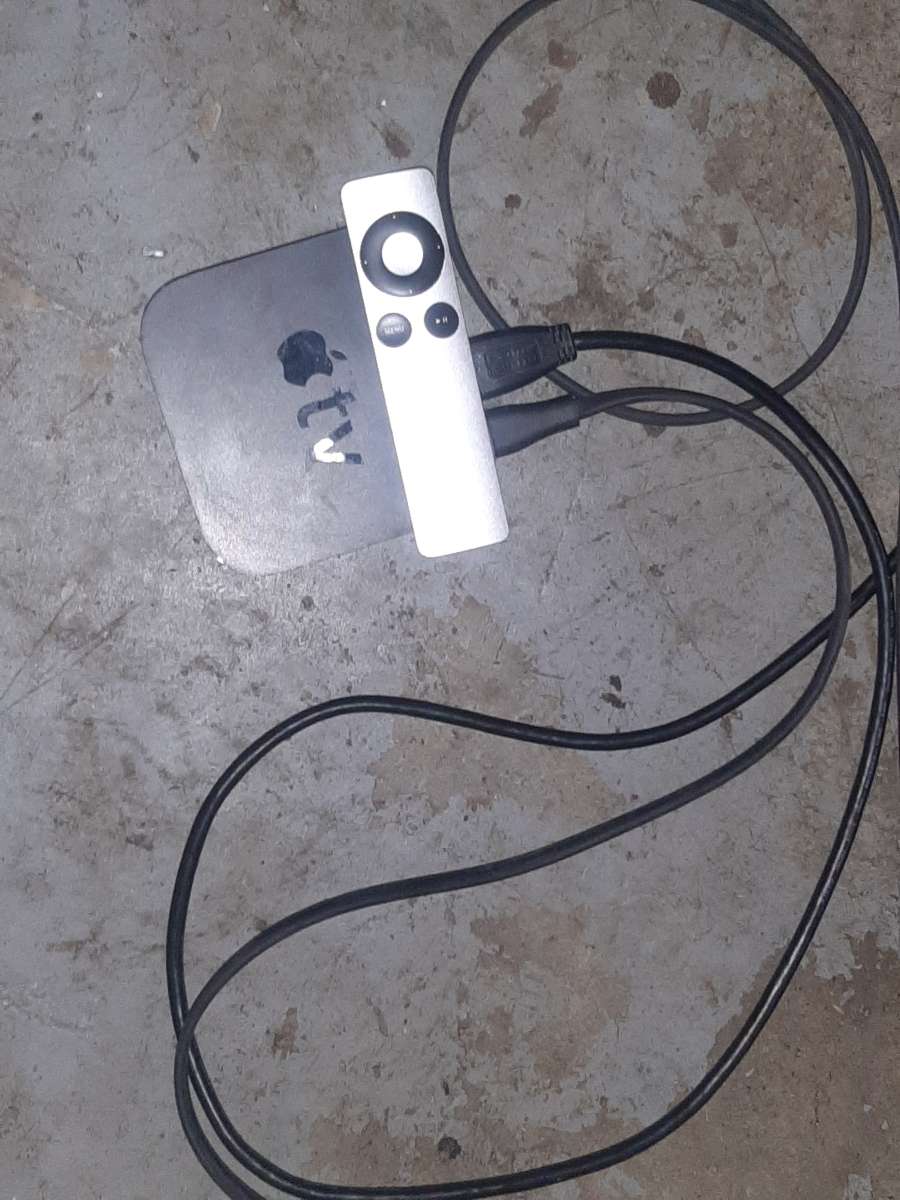 Apple TV with remote