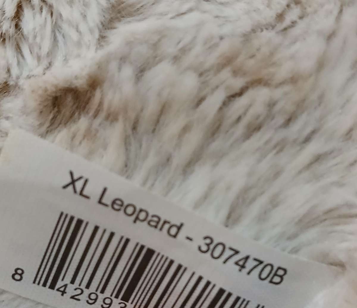 XL Leopard Plush Toy 25 inches Sitting