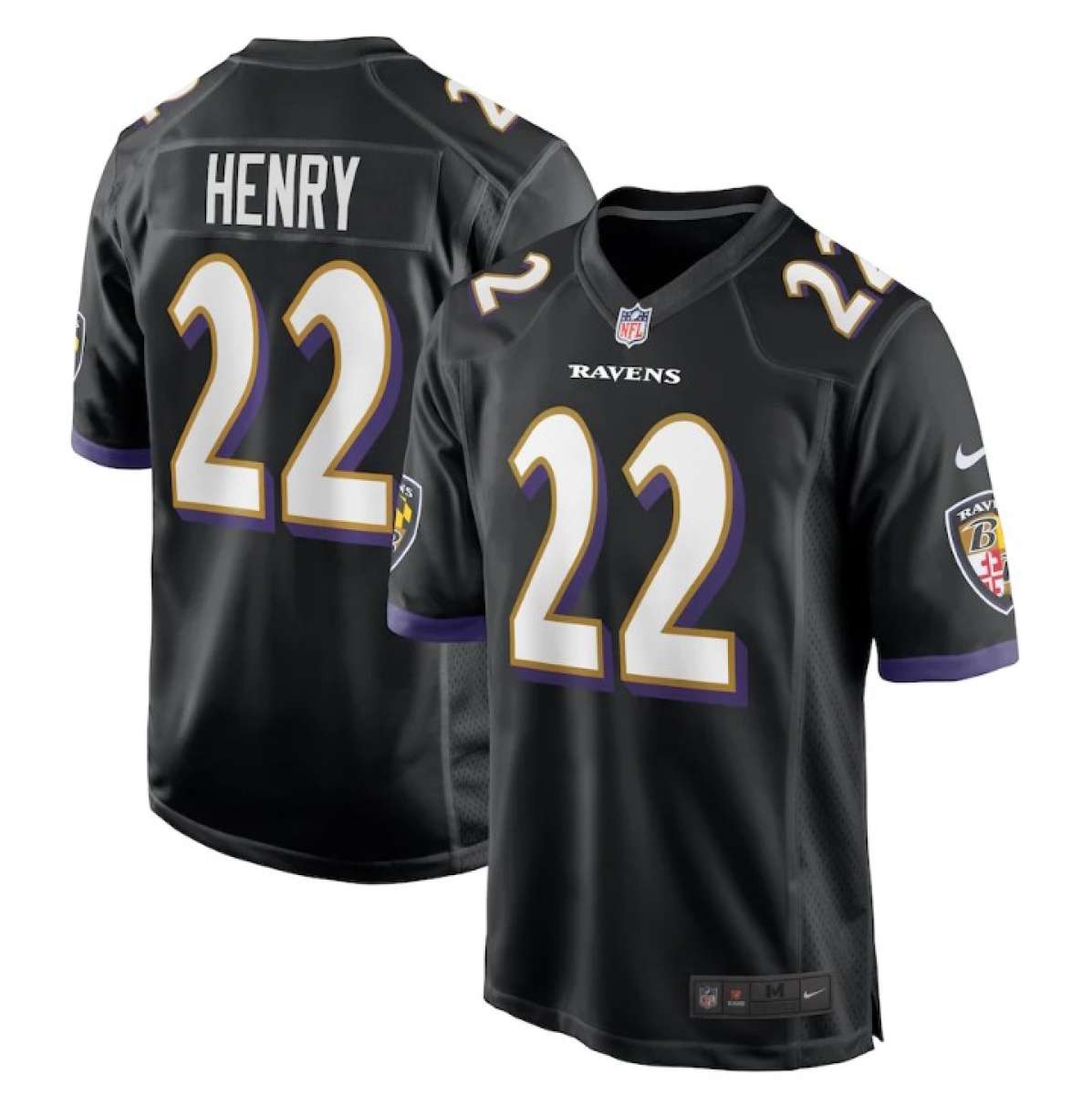 Derrick Henry Ravens jersey XL or Large Large Stitched