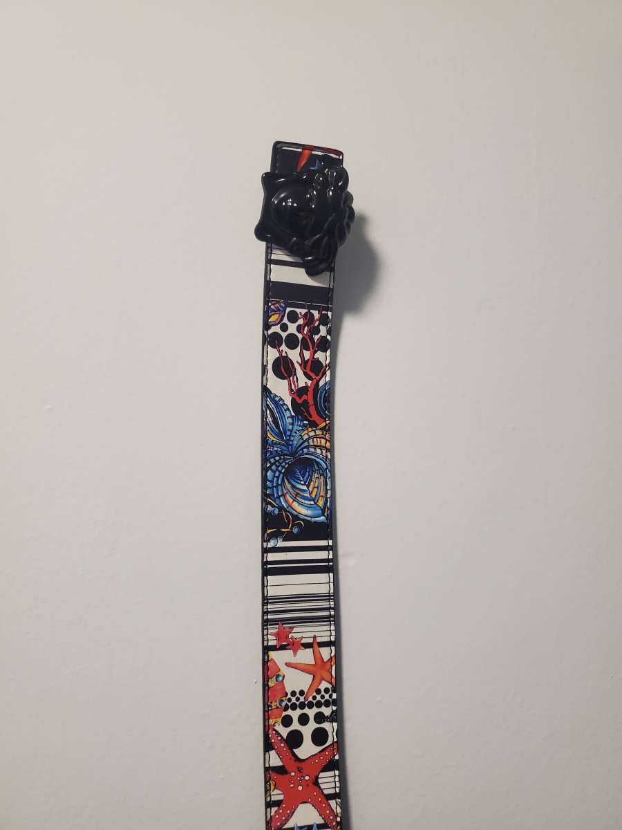 Versace Medusa head belt