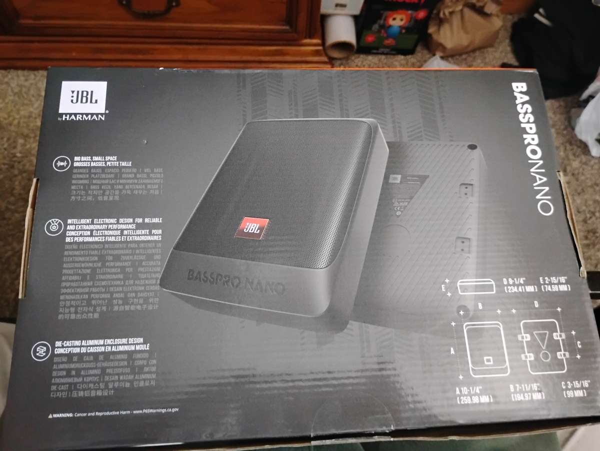 JBL BassPro NANO subwoofer