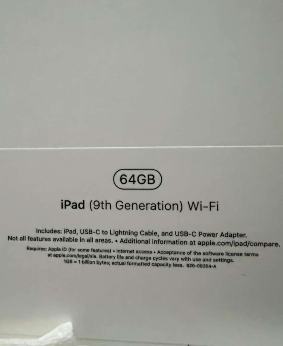 iPad 9th Generation 64GB  WiFi  Space Gray